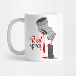 Cans red spray Mug